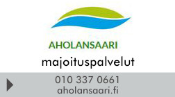 Aholansaaren lomakeskus ja museo logo